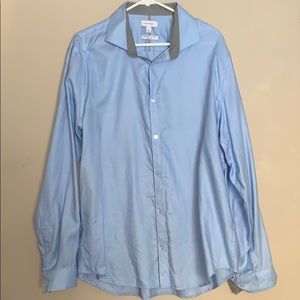 Calvin Klein men’s dress shirt  (infinite cool)